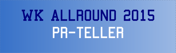 PR-teller WK Allround 2015 PR-teller WK Allround 2015